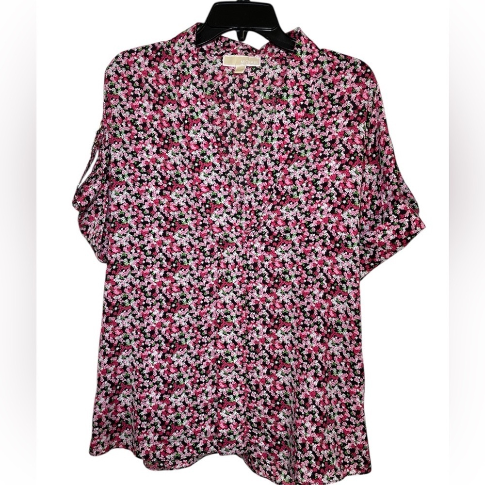 Michael by Michael Kors floral blouse sz L